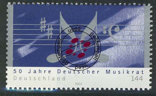 2346 musikrat gestempelt o - 2346, musikrat,