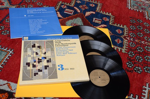 Stockhausen 3lp book - stockhausen, deutscher