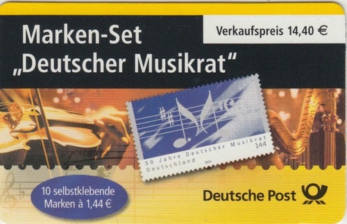 Brd bund markenheftchen - brd, mh